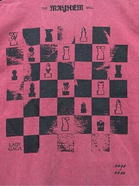 Lady Gaga Mayhem Tour Official Merch Tee “I'll Be Your Queen Without a Crown”